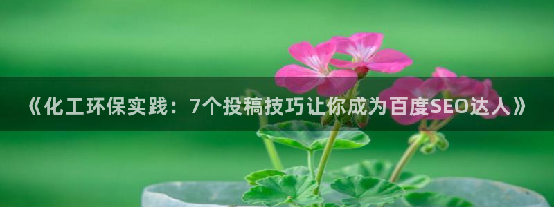 亿万同人字幕组的个人主页：《化工环保实践：7个投稿技巧让你成为百度SEO达人》